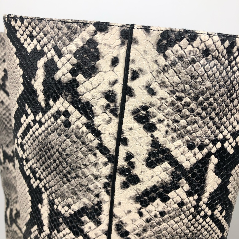 Rag & Bone Aslen Tall Snake Print Leather Boot - Picture 2 of 7